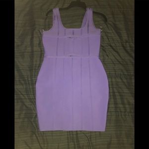 Fashionova Purple Bandage Dress